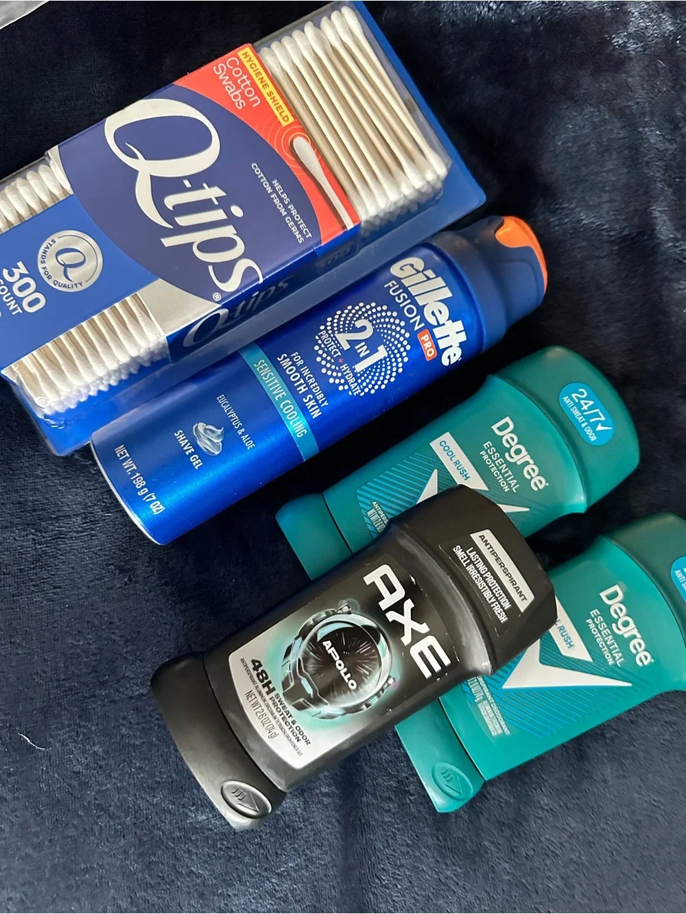 Mens Bundle Degree, QTips, Gillette & AXE Apollo Men's - ALL NEW ITEMS